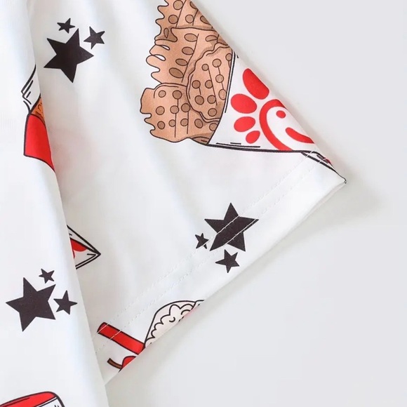 Women’s Two Piece Graphic PJ Set ~ NEW NEVER WORN ~ Size XXL | Polyester - Picture 2 of 14